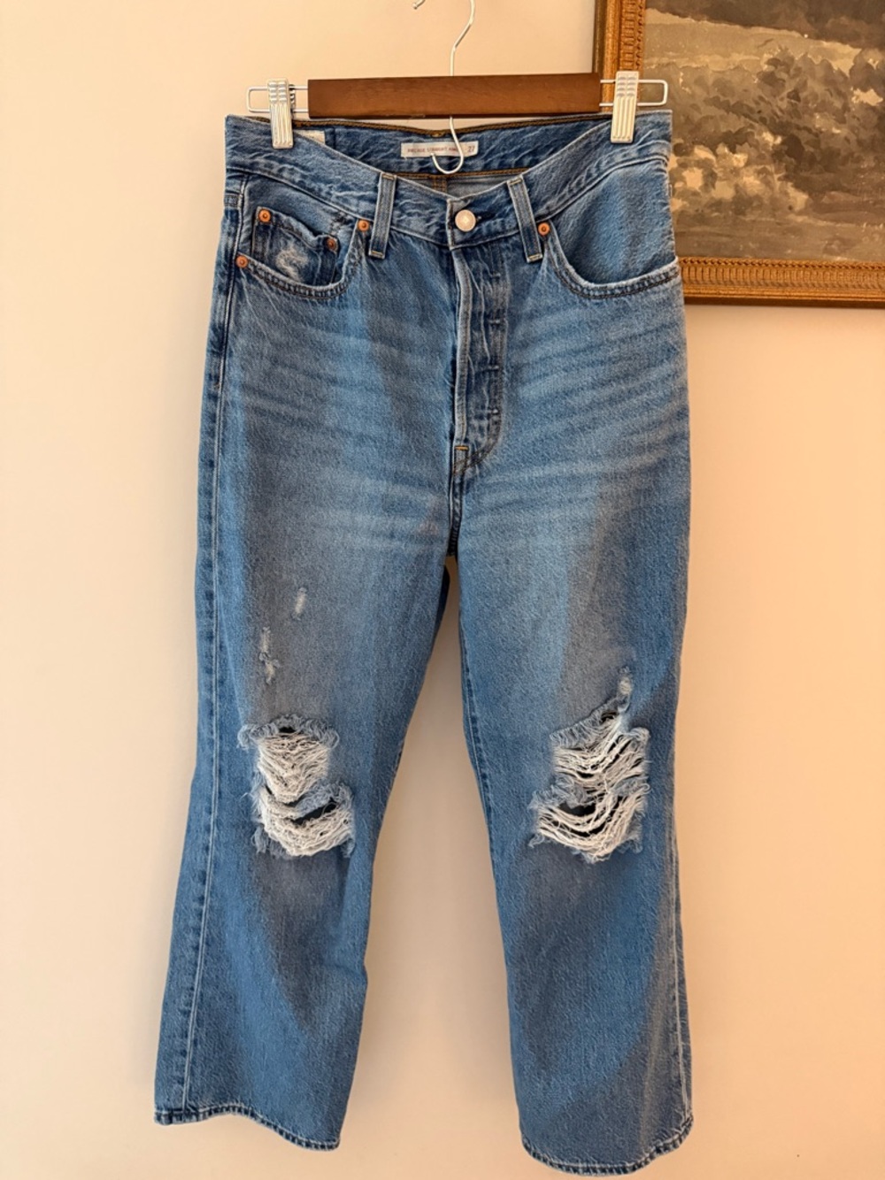 Levi’s Ribcage Straight Ankle Jeans